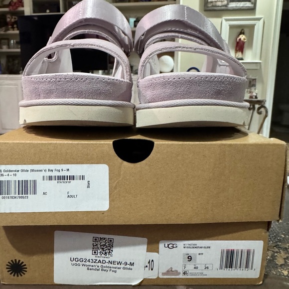 UGG Golden star Clog Slide Sandles in Bay Fog - Picture 6 of 8